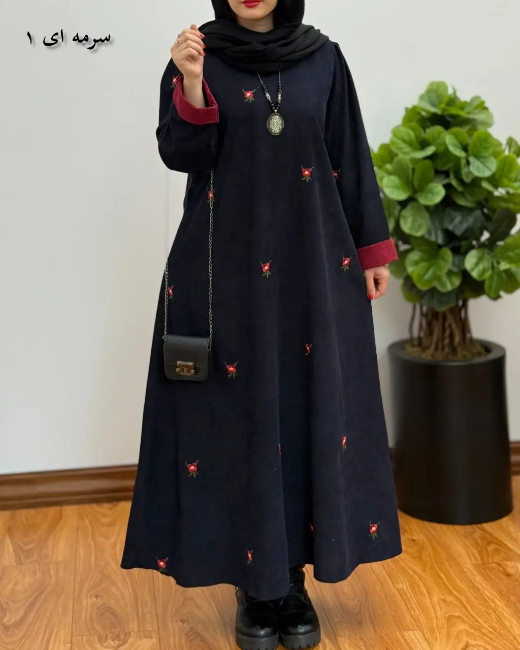 پیراهن مانتویی تبسم 1